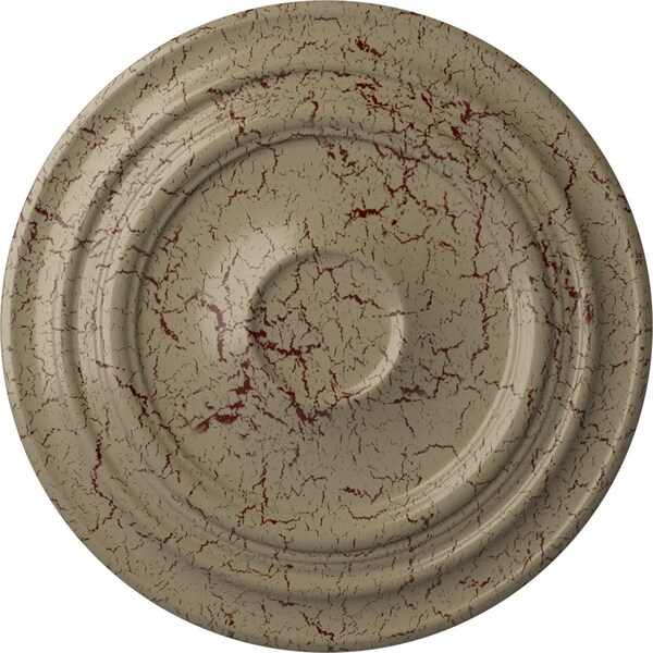 Ekena Millwork Giana Ceiling Medallion (Fits Canopies up to 7 7/8"), 32 5/8"OD x 1 1/2"P, Gobi Desert Crackle CM32GIGDC - main